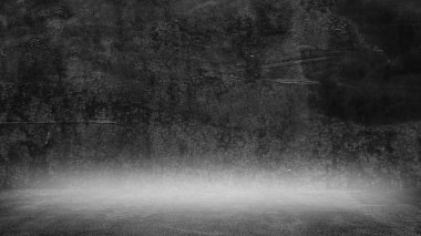 Eski siyah arka plan. Grunge dokusu. Siyah duvar kağıdı. Tahta Döşeme Betonu