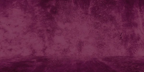 Alte schäbige Betonwandtextur mit rissiger lila Betonwand. Abstrakter Grunge-Hintergrund. Produktpräsentation. — Stockfoto