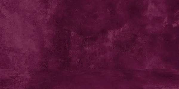 旧的破旧混凝土墙纹理与裂缝紫色混凝土工作室墙。抽象的背景。产品介绍. — 图库照片
