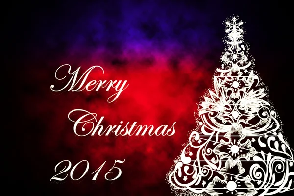 Christmas card 2015 background — Stock Photo, Image