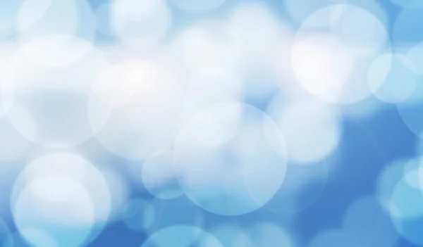 Entspannen blauen Bokeh Hintergrund mit wenig Licht — Stockfoto