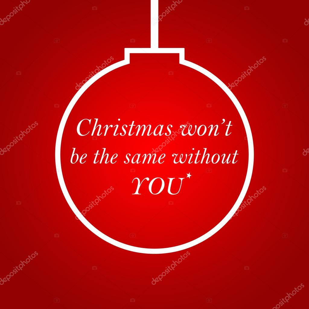 Lebensmotivation Zitat mit weihnachtlichem Hintergrund. inspirierendes