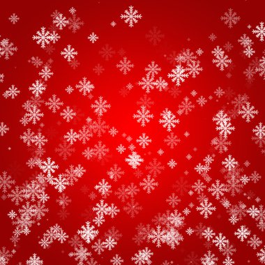 kırmızı arka plan düzeni tasarlamak kar ile