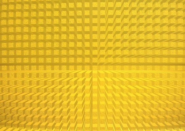 Limpar 3D parede amarela tijolo — Fotografia de Stock