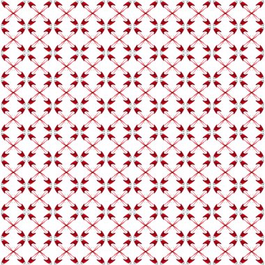 Seamless pattern - Four glass of Red Wine pouring in Abstract co