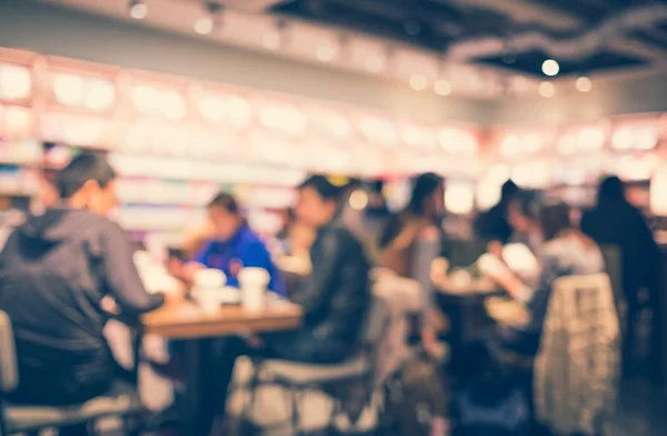 Verschwommener Hintergrund - verschwommenes Café mit Bokeh. Jahrgang zu — Stockfoto