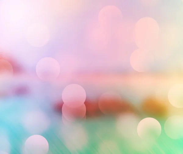 Sommer tropischen Strand Bokeh Hintergrund — Stockfoto