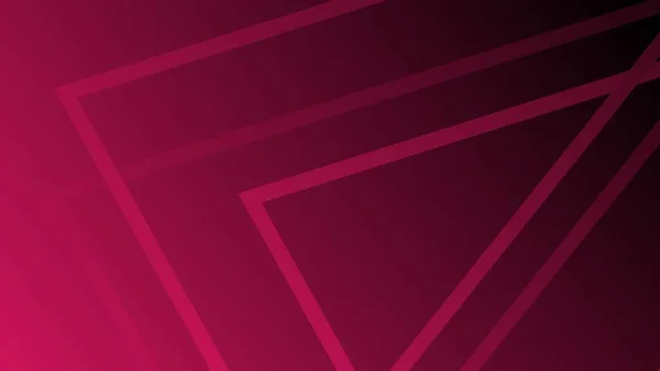 Líneas Abstractas Nítidas Forma Triángulo Sobre Fondo Rosa Oscuro — Vector de stock