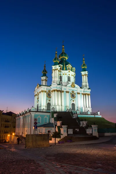 Kiev, Ukrayna. St andrews Kilisesi — Stok fotoğraf