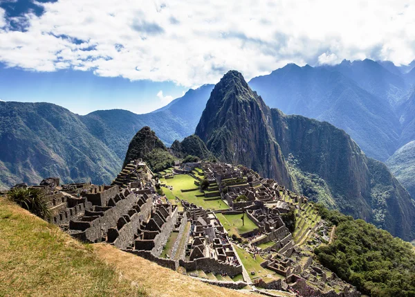 Machu Picchu elveszett város Inkas, új világcsoda — Stock Fotó