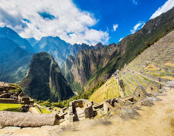 Machu Picchu verloren stad van de Inkas, nieuwe wereld wonder — Stockfoto