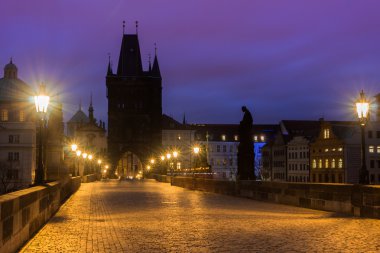 Prag charles Köprüsü şafak