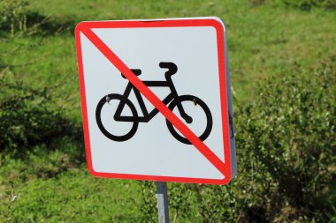 Bisiklet hareket yasaktır