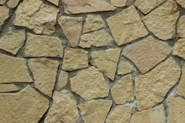 Стіна з світлого кольорового каменю — стокове фото