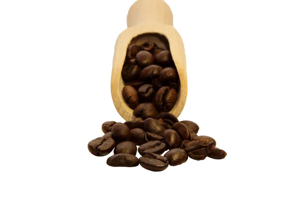 Зернова ароматична чорна кава — стокове фото