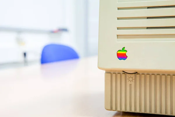 Bilbao Spanyol 2021 Stasiun Kerja Apple Model Antigue Macintosh Lingkungan — Stok Foto