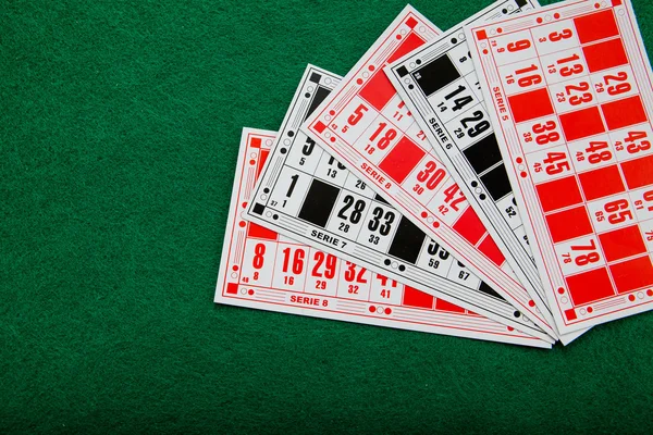 Bingo karty tło — Zdjęcie stockowe