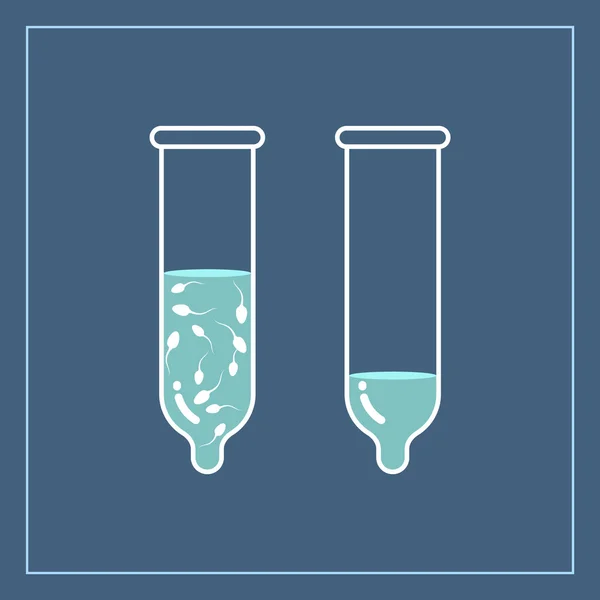 Презервативы со спермой - символ контрацепции — стоковый вектор