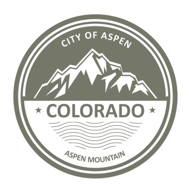 Grubunu Rocky Dağları - Colorado, Aspen etiket