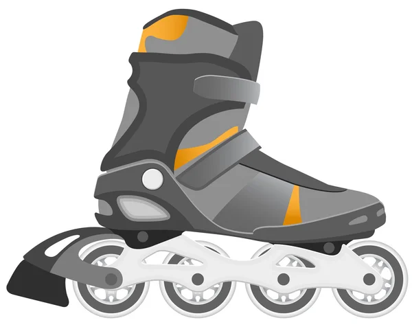 Roller korcsolyázás boot — Stock Vector
