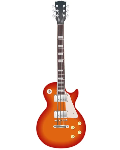 Guitarra elétrica retro — Vetor de Stock