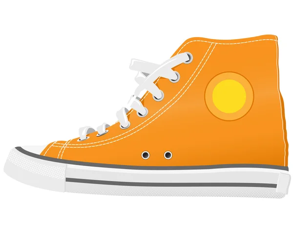 Zapatillas de running sobre fondo blanco — Vector de stock