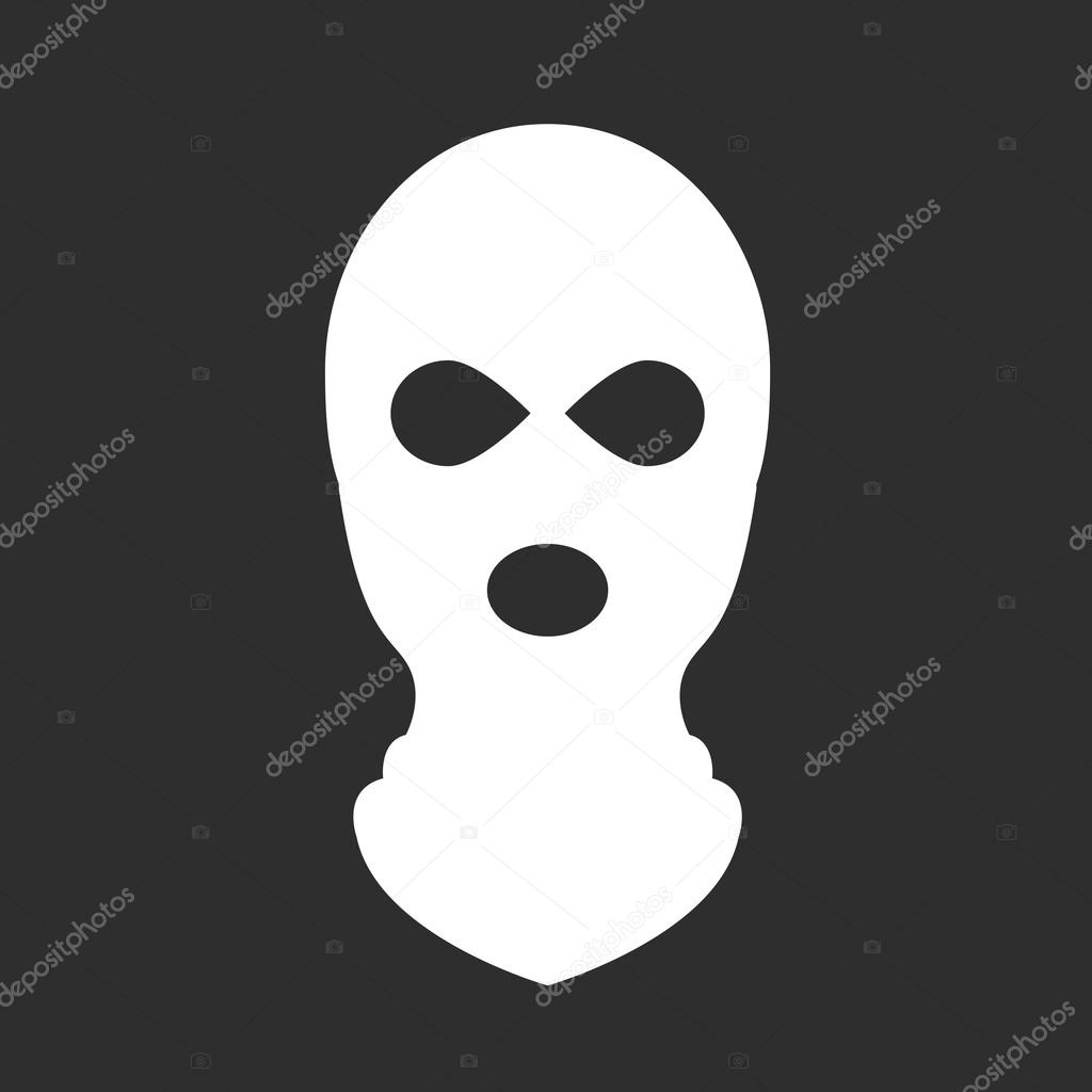 Balaclava or ski mask - symbol of terrorism