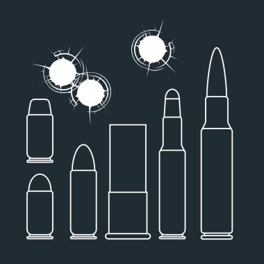 Kurşun, kovan ve kırık kurşun delikleri