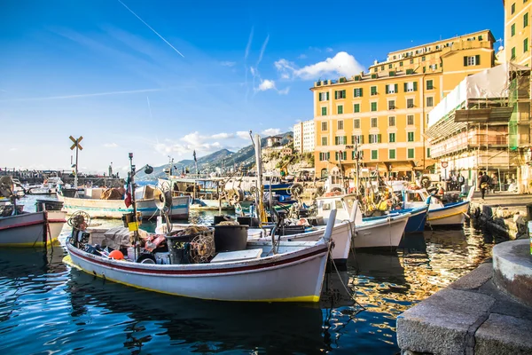 Hafen in Camogli — Stockfoto