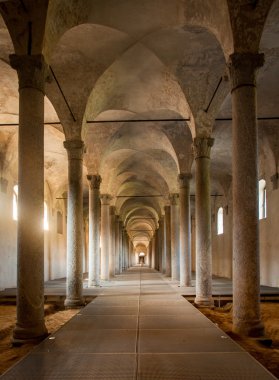 Eski ahır, Leonardo da Vinci, Vigevano, Ita tasarım