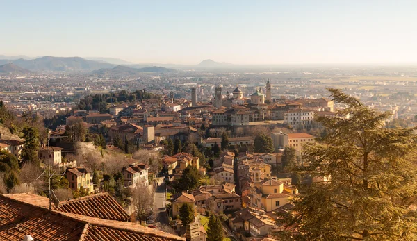 Vista aérea de Bérgamo — Foto de Stock