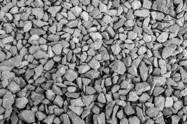 Small stones of gray color texture background. — Stock Photo, Image