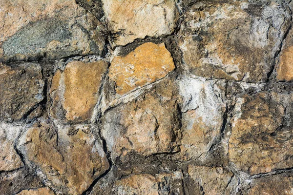 Kamienna Robota Jasnożółtego Tunelu Kolejowego Jasnożółty Mur Kamienia Naturalnego — Zdjęcie stockowe