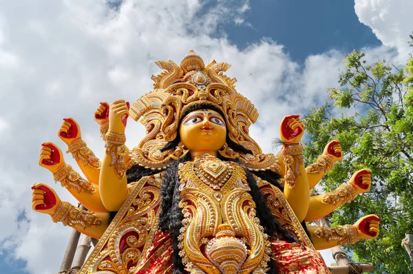 Howrah Zachodni Bengal Indie Października 2019 Vijayadashami Bogini Durga Idol — Zdjęcie stockowe