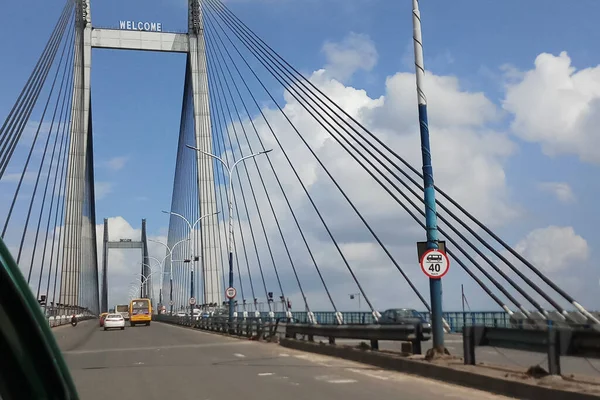 Howrah Batı Best Bengal India Temmuz 2018 Vidyasagar Setu Köprü — Stok fotoğraf