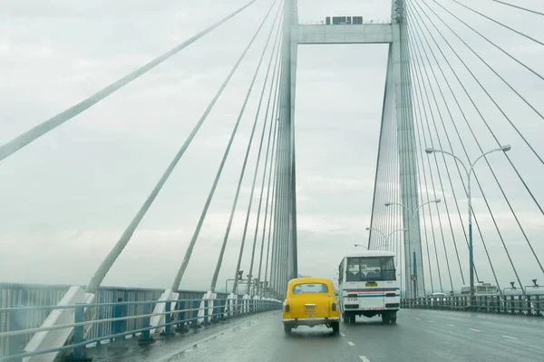 Howrah West Bengal India Agosto 2016 Vidyasagar Setu Puente Sobre — Foto de Stock