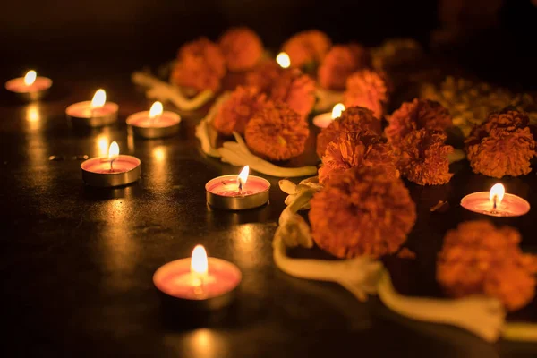 Deepabali Deepavali Deepawali Het Festival Van Het Licht Wordt Wijd — Stockfoto