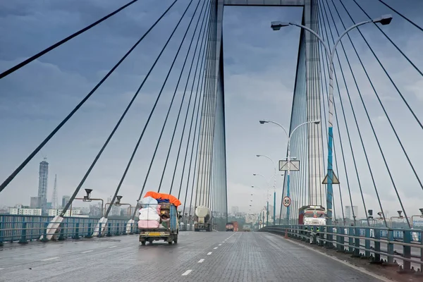 Vidyasagar Setu Puente Sobre Río Ganges Conocido Como 2Nd Hooghly — Foto de Stock