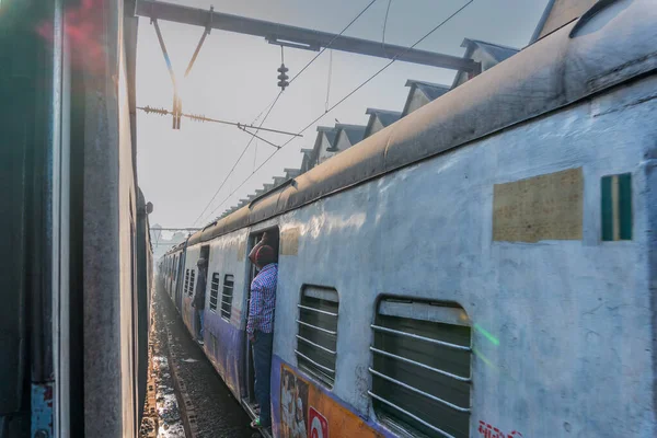 Howrah Station Howrah West Bengal India Febrero 2018 Compartimento Ferroviario —  Fotos de Stock