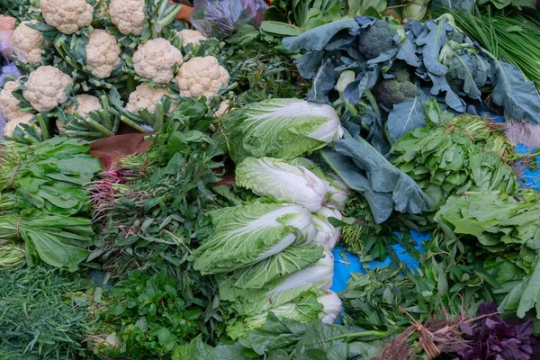 Vegetables Sale Market Territy Bazar Kolkata West Bengal India — Stock Photo, Image