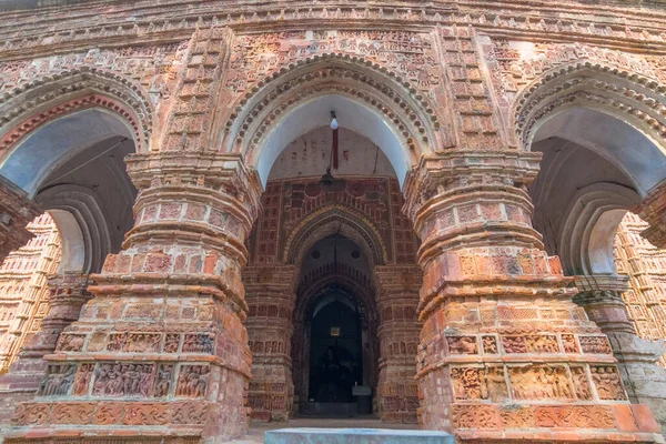 Krishna Chandra Templo Kalna Bengala Occidental India Uno Los Templos — Foto de Stock