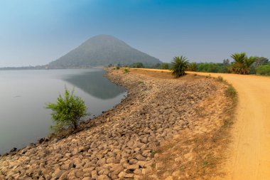 Baranti is a small tribal village in Purulia district , with a water reservoir under Ramchandrapur Medium Irrigation Project, popularly known as Baranti dam. West Bengal, India clipart