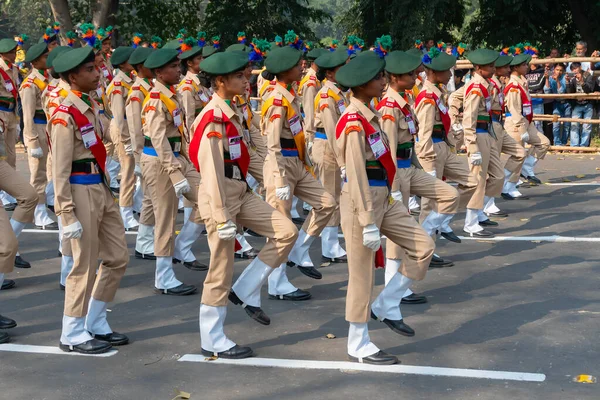 Kolkata Bengale Occidental Inde Janvier 2020 Les Cadets Académie Tigre — Photo