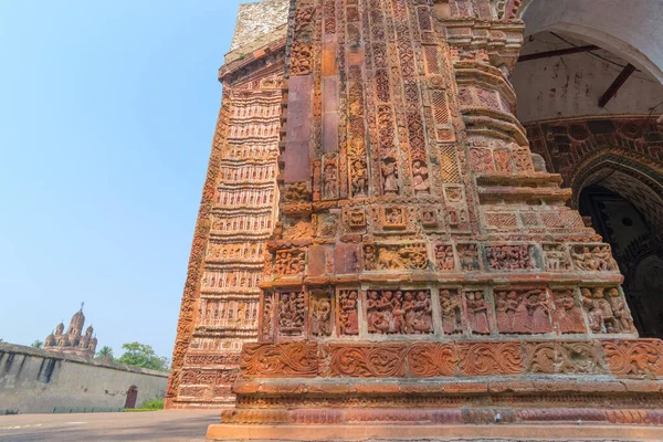Krishna Chandra Templo Kalna Bengala Ocidental Índia Dos Templos Mais — Fotografia de Stock