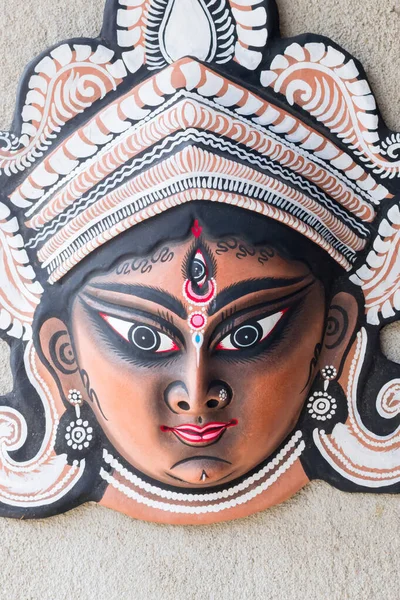 Purulia Västbengalen Indien Augusti 2017 Färgglada Chhau Eller Chhou Masker — Stockfoto