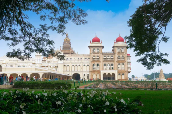 Mysuru Karnataka India Noviembre 2018 Mysore Palace Palacio Histórico Una — Foto de Stock