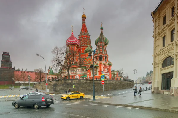 Moscou Russie Avril 2018 Belle Vue Sur Les Tours Place — Photo