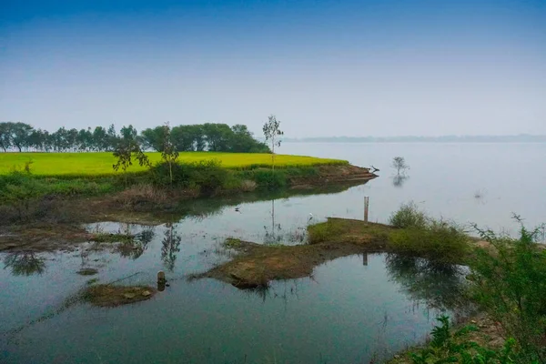 Backwaters Van Kerala India Kerala Backwaters Zijn Een Netwerk Van — Stockfoto