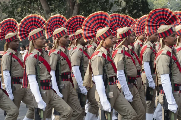 Kolkata West Bengalen India Januari 2020 Heldere Prachtige Versierde Rode — Stockfoto