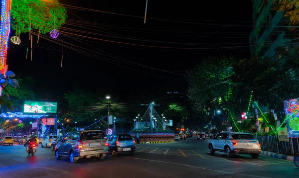 Park Street Kolkata India November 2020 Park Street Camac Street — Stockfoto